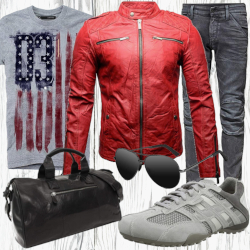 Schuhe herren rote outfit Rote Schuhe