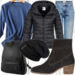 Damen Herbst Look