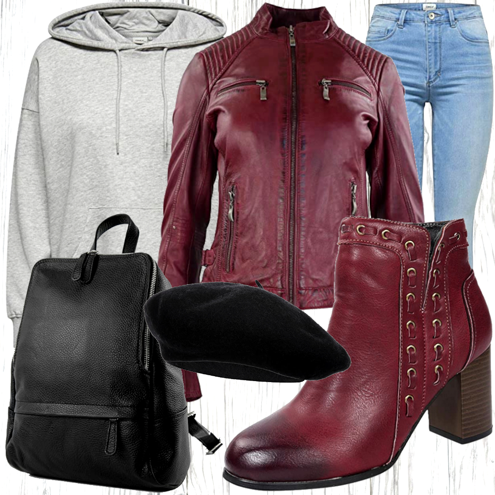 Damen Biker Style